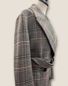 All saints Tyler check trench coat Size Small