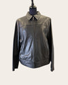 Florence and Fred black leather jacket size 18