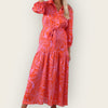 Luis Civit Orange/Pink DressSize 10