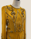 LET ME BEyellow/gold sequin dress size Large