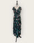 Gina Bacconi black/green floral dress Size 12