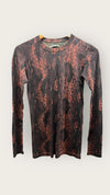 All saints snake top Size small