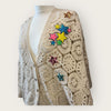 Sparkle star crotchet cardigan free size