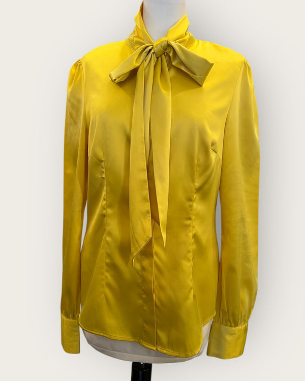 Hawes and Curtis yellow blouse size 14
