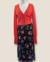 Lily and Lionel navy floral skirt size Large
