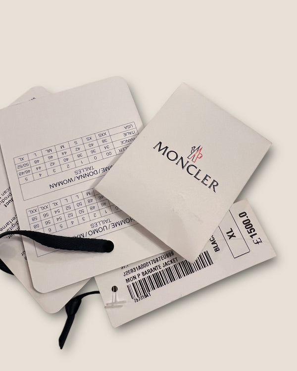 Moncler black jacket XL