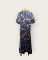 Monsoon blue mix dress size 14