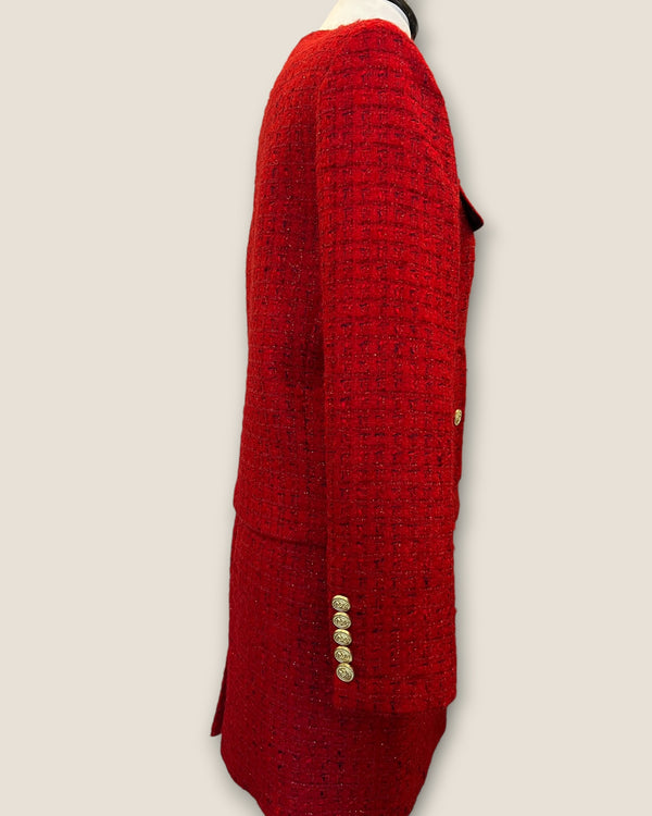 Holland Cooper Chelsea red jacket size 8