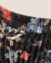 Lily and Lionel navy floral skirt size Large