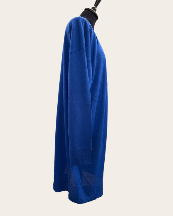 Mint Velvet blue long knit cardigan XL