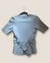 Karen Millen Peplum blue top size small