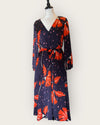 Jaeger navy/orange dress Size 10