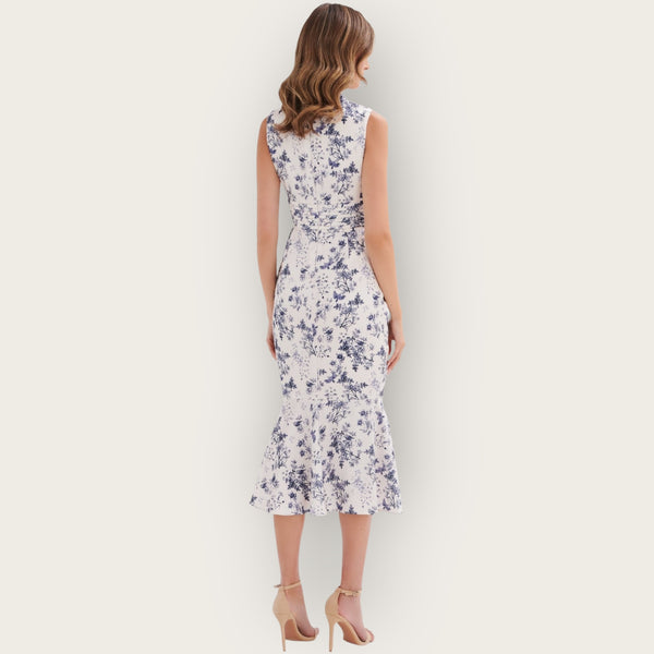 Lavish alice blue/white dress size 8