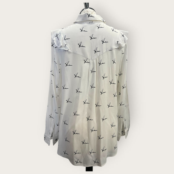 Mint Velvet White shirt size 10