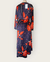 Jaeger navy/orange dress Size 10