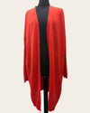 Mint Velvet red fine knit long cardigan size XL