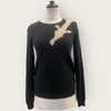Jumper 1234 cashmere black giraffe Size Small