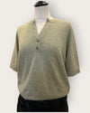 Repeat cashmere/silk green knit size 10