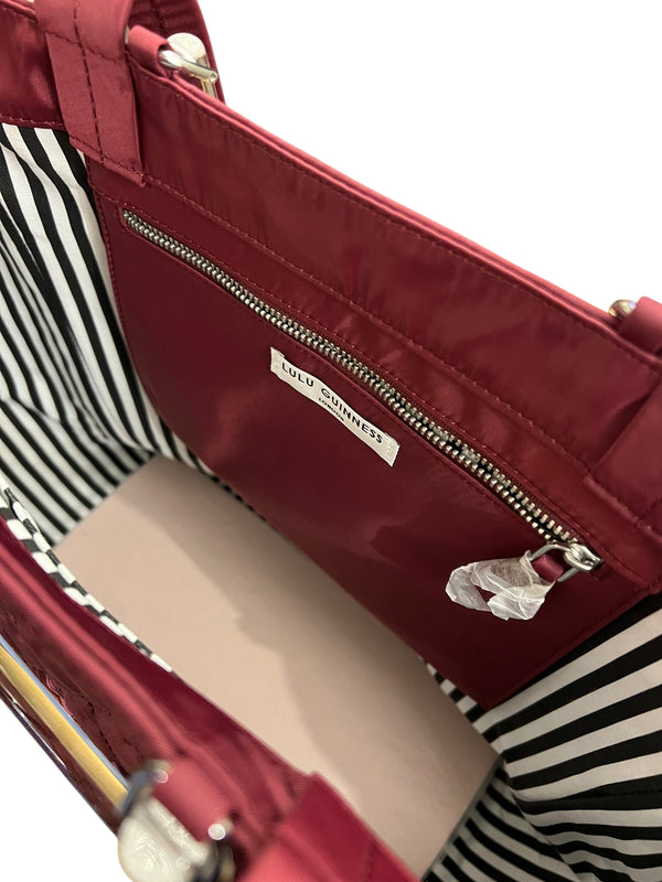 Lulu Guinness berry tote handbag