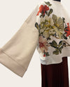 Ted baker ivory Sweat shirt rust flowers size 4 (14)