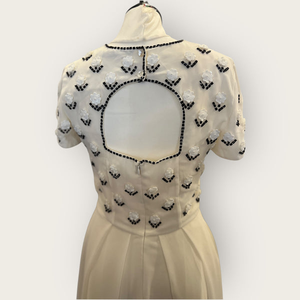 French Connection cream dress size 8