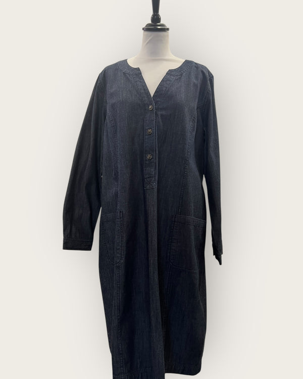 Boden denim tunic dress 18 Long