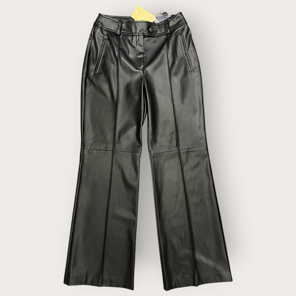 Sunso black faux leather trousers size 12