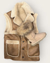 Urban code Rev faux sheerling gillet size Small