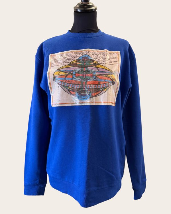 Christopher Kane blue NASA sweatshirt size small