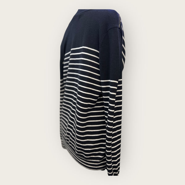 All saints black/white Bretton cardigan Size 8