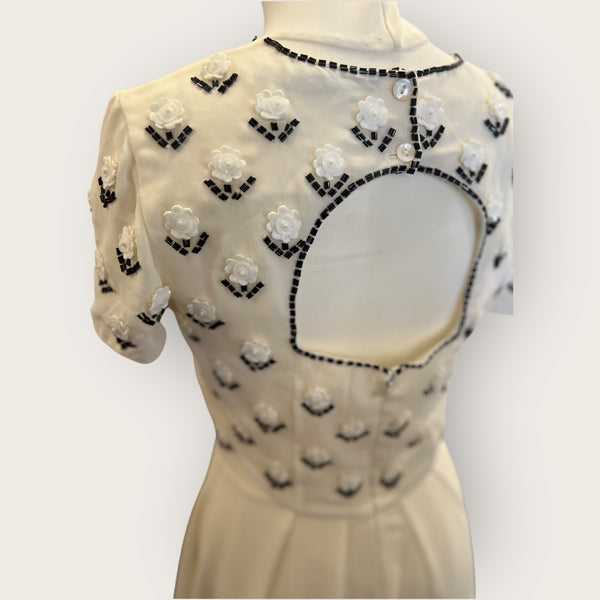 French Connection cream dress size 8