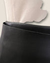 Mint velvet black faux leather skirt size 16