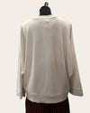 Ted baker ivory Sweat shirt rust flowers size 4 (14)