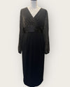 Gina Bacconi black & gold size 16