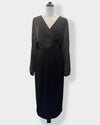 Gina Bacconi black & gold size 16