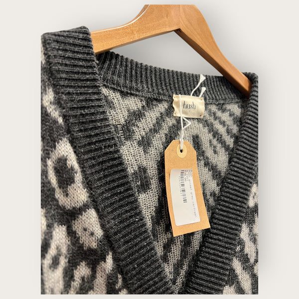 Hush animal grey cardigan Size Small