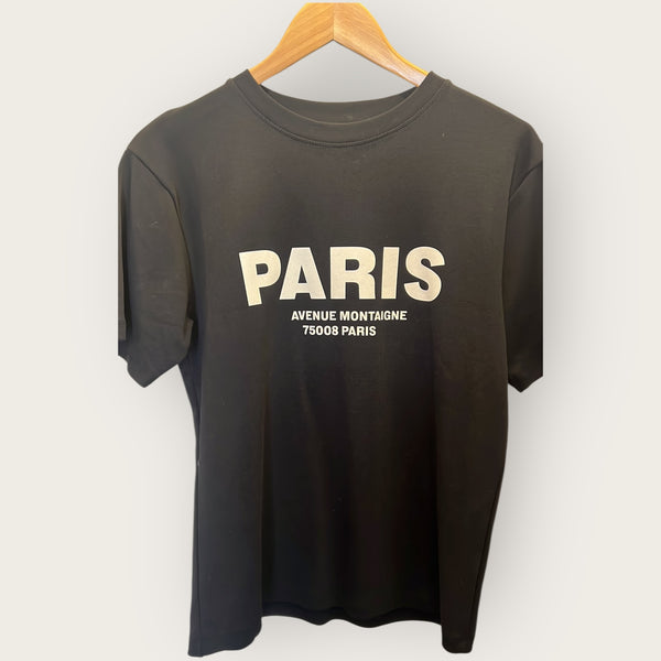 Mint velvet black Paris t shirt Size small