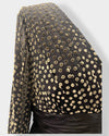 Gina Bacconi black & gold size 16