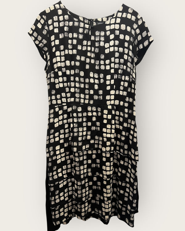 Jaeger black and white dress size 14