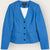 River island blue denim smart jacket 8