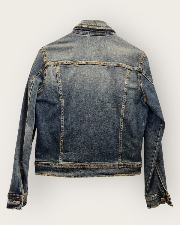 Zara Denim crop jacket size Medium