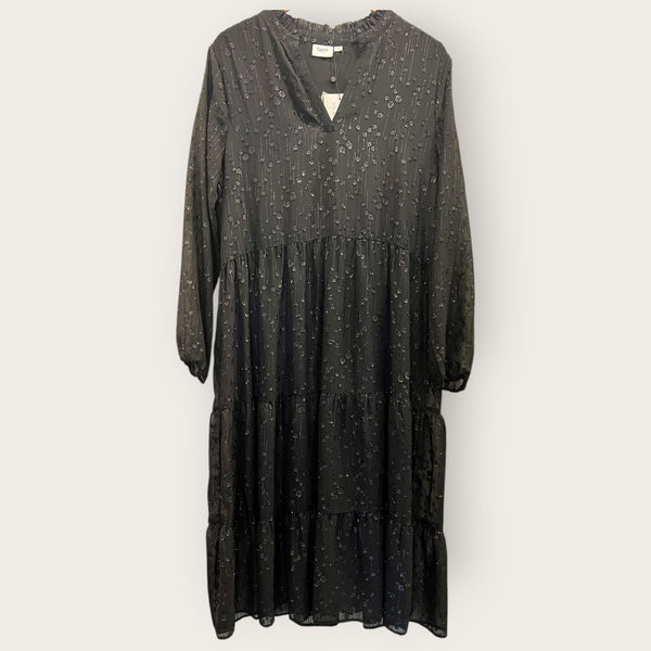 Saint Tropez blk sparkle dress M