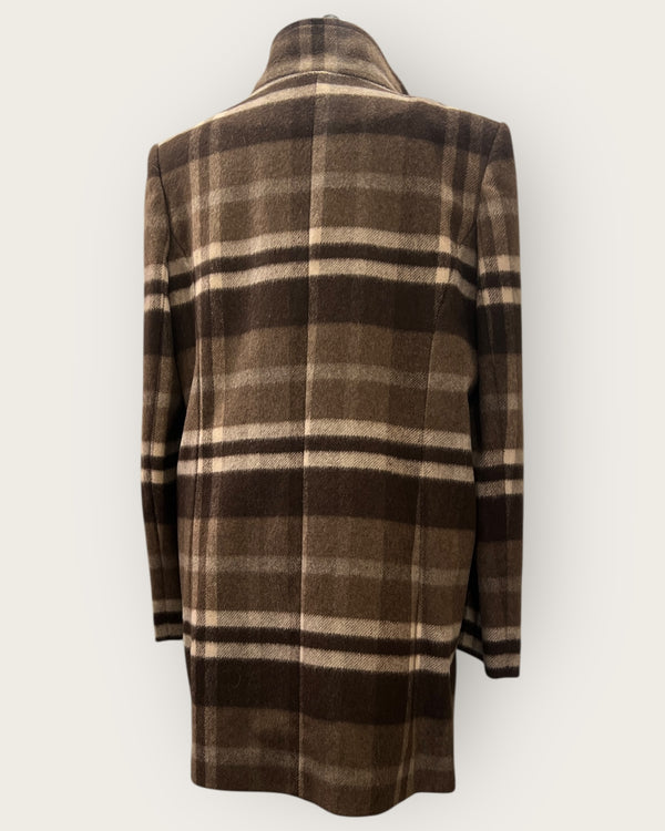 House of Bruar Brown wool coat size 12