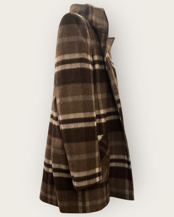 House of Bruar Brown wool coat size 12