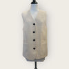 Rag & Bone cream boucle waistcoat size small