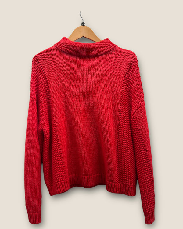 Mint velvet red knit Size small