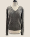 Ralph Lauren grey cable knit size Large