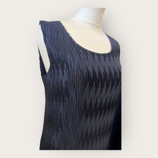 Escada Navy Pleats Dress Size 12