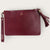 Rosanna Oxblood leather clutch