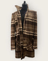 House of Bruar Brown wool coat size 12